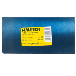 MAURER Espátula Carrocero Profesional 50 mm con Hoja de Acero Azul