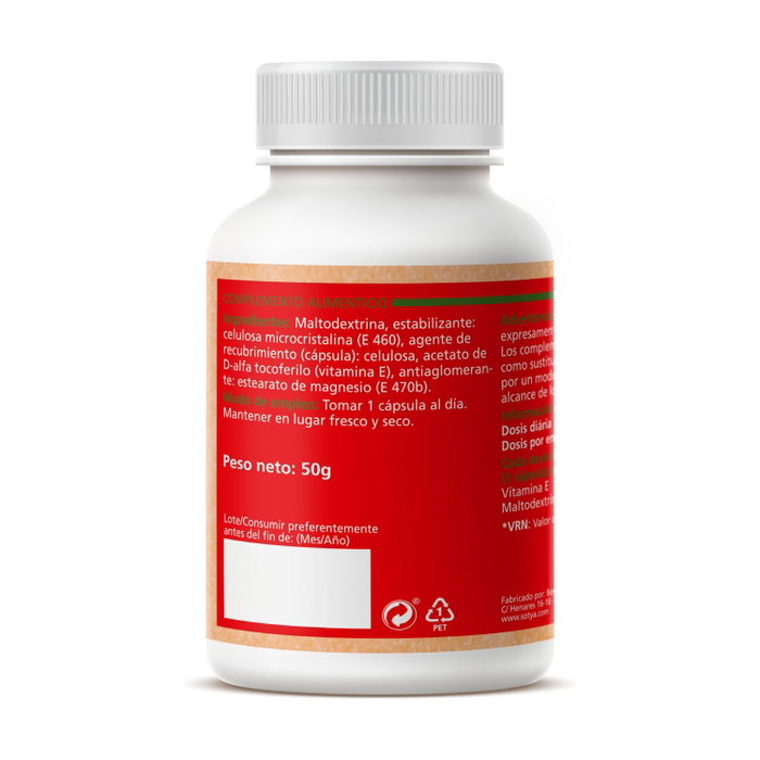 SOTYA Vitamina E 550mg 100 cápsulas
