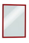Durable Duraframe Magnetic A3 Rojo Pack 5