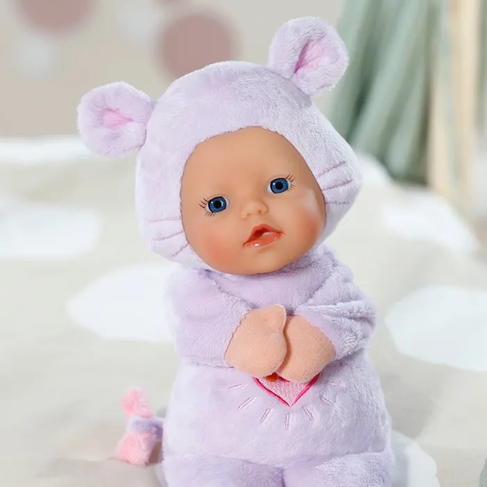 Baby Born - Muñeco Ratoncito Suave con Orejitas y Bolsillos para los Dedos, 26 cm