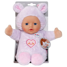 Baby Born Muñeco de Peluche Ratoncito Divertido para Bebés 26cm, Animalitos, Suave, Achuchable, Lavable y Usable como Marioneta