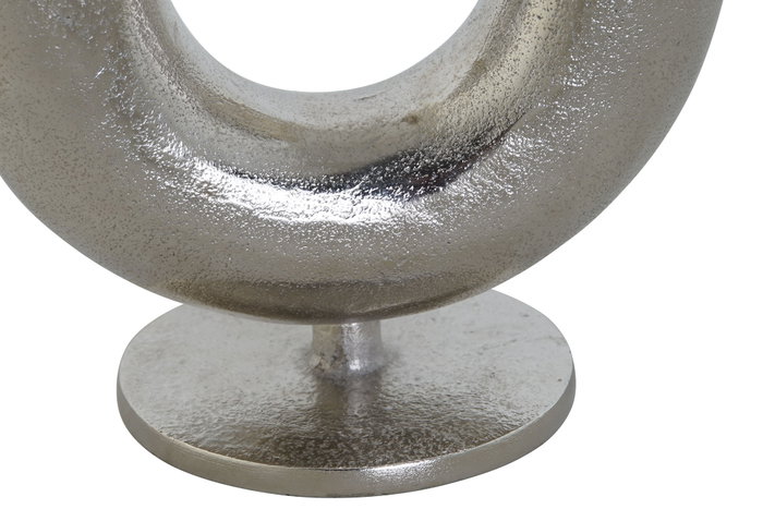 DKD Home Decor Jarrón de Aluminio Plateado 19x11x17 cm DKD Home Decor Jarrón de Aluminio Plateado 19x11x17 cm