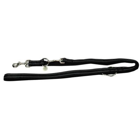Nayeco Correa de Adiestramiento para Perro, Nylon 2 m, 2.5 cm Ancho, Reflectante, Larga, Resistente - Negro Nayeco Correa de Adiestramiento para Perro, Nylon 2 m, 2.5 cm Ancho, Reflectante, Larga, Resistente - Negro