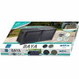 Eda Baya Garden Bay Cubo de Basura de Plástico Gris Antracita 420 Litros Imitación Madera