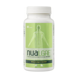 Nua Nualgae 60 cápsulas Complemento alimenticio Omega 3 vegano DHA EPA