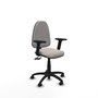 PIQUERAS Y CRESPO Silla de oficina Aýna Blanca con Brazos 2D