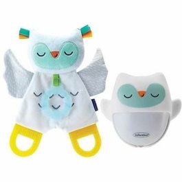 Infantino Caja de regalo con luz de noche y búho de peluche luminiscente