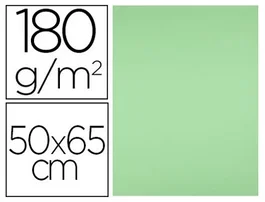 Liderpapel Cartulina Verde pistacho 50x65 cm 180 g