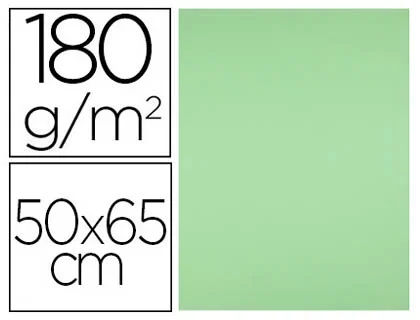 Liderpapel Cartulina Verde pistacho 50x65 cm 180 g Liderpapel Cartulina Verde pistacho 50x65 cm 180 g