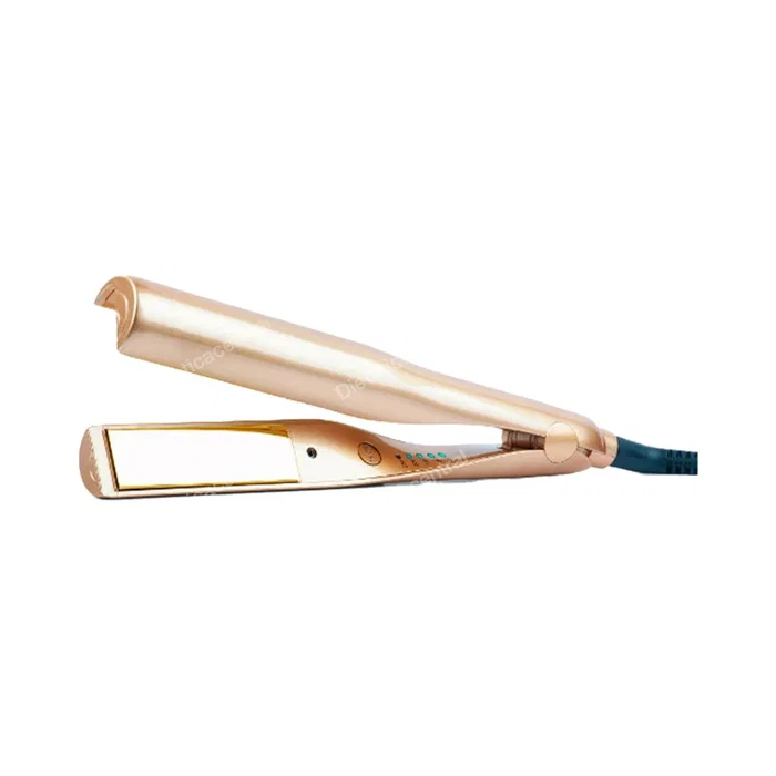 Perfect Beauty Plancha Curvada 2 en 1 Ondas Rizos Lisos, Placas Titanio Dorado, Regulador Temperatura 140-230°C, Cable 2.5m Giratorio Perfect Beauty Plancha Curvada 2 en 1 Ondas Rizos Lisos, Placas Titanio Dorado, Regulador Temperatura 140-230°C, Cable 2.5m Giratorio