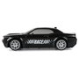 AMEWI 21110 Coche de Carreras RC Drift Muscle Car 4WD 1:20 Escala Negro RTR con Iluminación, Motor Eléctrico, 2.4 GHz, 15 km/h, para +8 Años