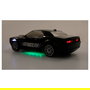 AMEWI 21110 Coche de Carreras RC Drift Muscle Car 4WD 1:20 Escala Negro RTR con Iluminación, Motor Eléctrico, 2.4 GHz, 15 km/h, para +8 Años