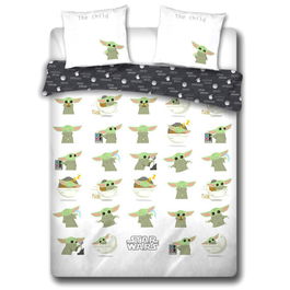 Disney Funda Nórdica Baby Yoda The Mandalorian Star Wars Algodón Cama 135cm