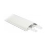DeLOCK Conducto de cables autoadhesivo 119 x 26 mm - 1 m blanco