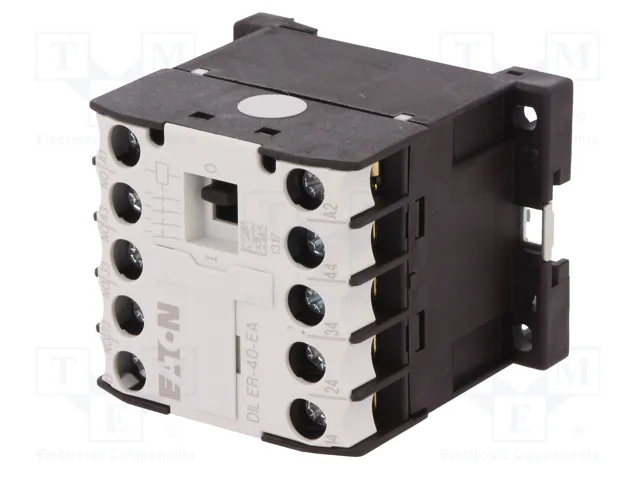 EATON ELECTRIC Contactor DILER 4-polar 6A 230VAC