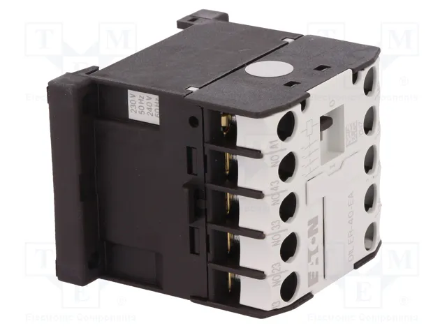 EATON ELECTRIC Contactor DILER 4-polar 6A 230VAC