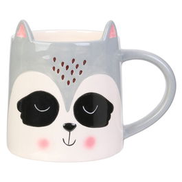 The Concept Factory Mug 400 Ml Animales (mapache, panda, oso polar, pingüino) de Dolomita