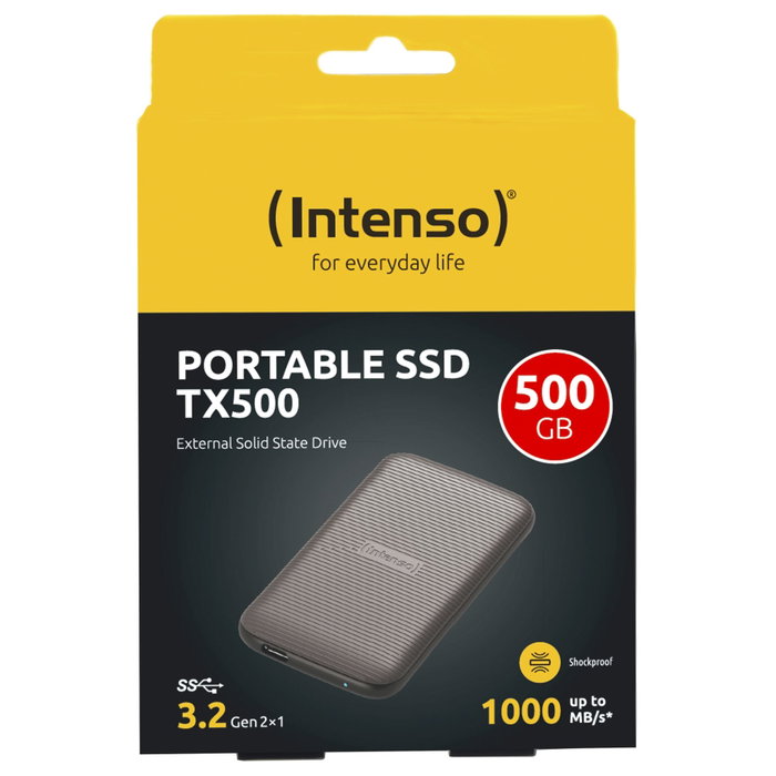 INTENSO TX500 SSD Externo 500 GB INTENSO TX500 SSD Externo 500 GB