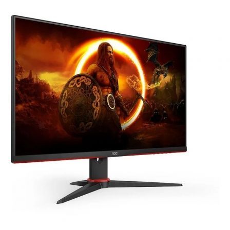 AOC 24G2SPAE/BK Monitor Gaming 23.8" Full HD 1ms 165Hz IPS Negro, Altavoces Integrados, Adaptive Sync, Diseño sin Marco AOC 24G2SPAE/BK Monitor Gaming 23.8" Full HD 1ms 165Hz IPS Negro, Altavoces Integrados, Adaptive Sync, Diseño sin Marco