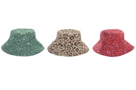 DKD Home Decor Surtido de 3 Gorros de Algodón y Poliéster Kenya
