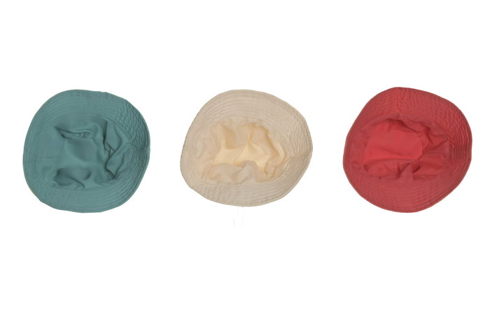 DKD Home Decor Gorro Mediterraneo Kenya Marron Rosa 30x30x12 cm (3 Unidades)