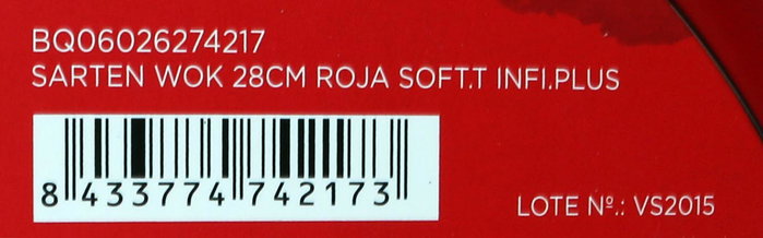Quttin Sartén Wok Roja Infinity 28,3 cm Quttin Sartén Wok Roja Infinity 28,3 cm
