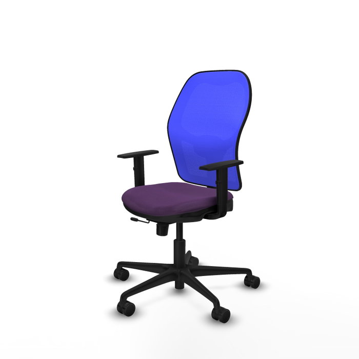PIQUERAS Y CRESPO Silla de oficina Jorquera Sincro/Traslack Morado y Azul PIQUERAS Y CRESPO Silla de oficina Jorquera Sincro/Traslack Morado y Azul