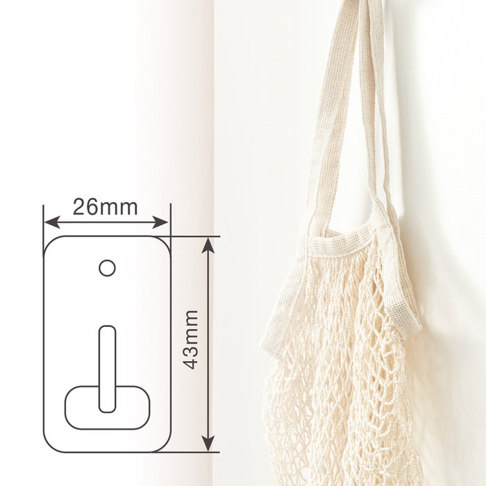 Hantums Pack de 3 Perchas Medianas Adhesivas Cromadas 26x43mm Hantums Pack de 3 Perchas Medianas Adhesivas Cromadas 26x43mm