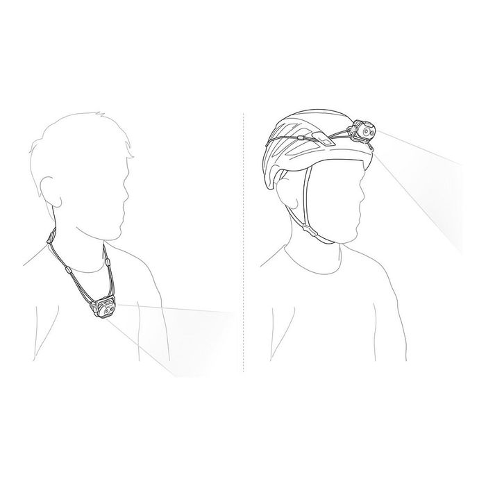 Petzl SWIFT LT - Linterna frontal recargable LED, 380 lúmenes max, 3 modos, batería 880 mAh, 3h autonomía, blanca, IPX4