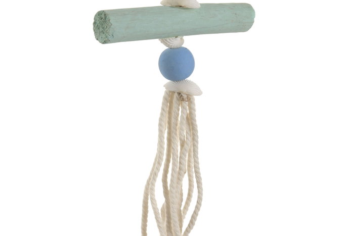 DKD Home Decor Decoración Colgante Albasia 10x2x50 Surtida