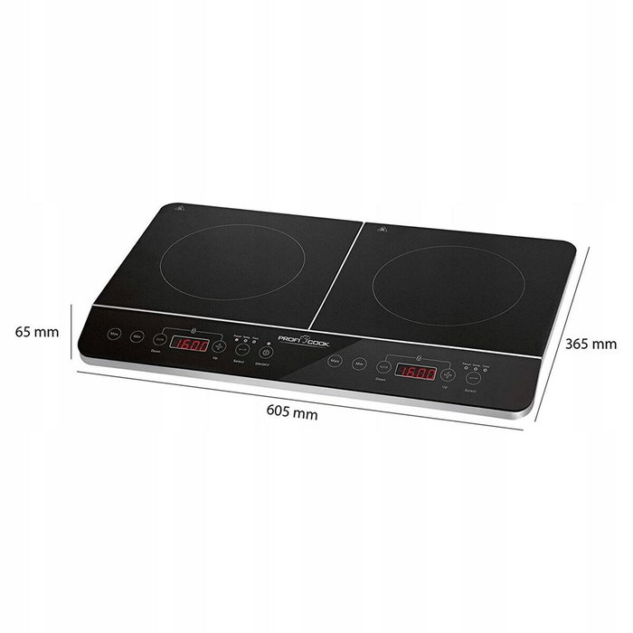 Proficook PC-DKI 1067 Placa de inducción doble Proficook PC-DKI 1067 Placa de inducción doble
