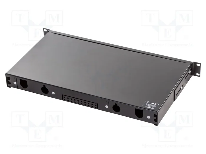 LANBERG Panel de conexión de fibra óptica 24 puertos para rack 19 pulgadas