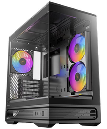 Antec C2M ARGB Midi Tower PC Negro - Gaming Torre Ordenador