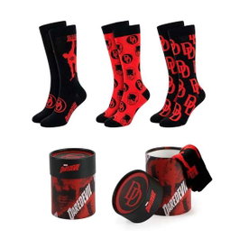 Cerdá Pack de 3 pares de calcetines Daredevil Marvel talla 38/45