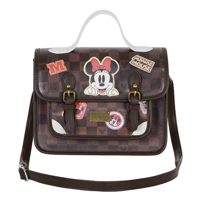 Disney Minnie Mouse Bolso-Mochila Satchel Journey Marrón