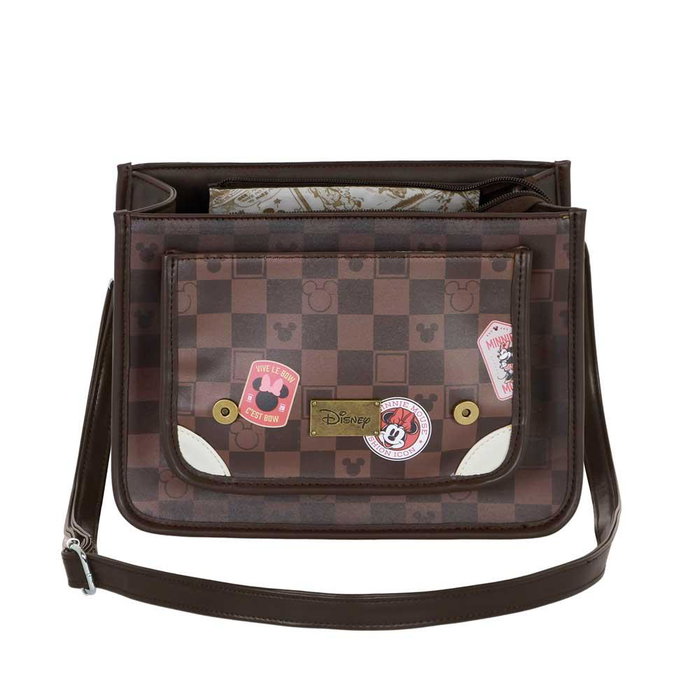 Disney Minnie Mouse Bolso-Mochila Satchel Journey Marrón