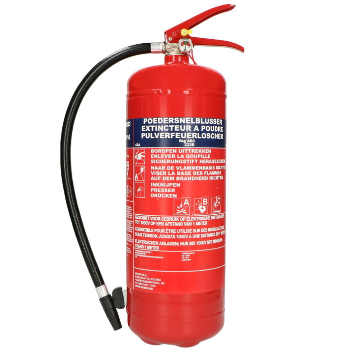 Alecto BP-6 Extintor de Polvo 6 kg Alecto BP-6 Extintor de Polvo 6 kg
