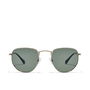 Hawkers Gafas de Sol DRIVE Polarized Gold Green Protección UV Montura Acero Inoxidable