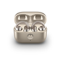 Motorola Moto Buds Loop Auriculares Inalámbricos Clip Oreja Open-Ear Bluetooth 5.0 - Sound by Bose, Reducción Activa de Ruido, 8h Batería, Resistente al Agua, Color Beige French Oak