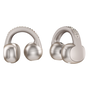 Motorola Moto Buds Loop Auriculares Inalámbricos Clip Oreja Open-Ear Bluetooth 5.0 - Sound by Bose, Reducción Activa de Ruido, 8h Batería, Resistente al Agua, Color Beige French Oak