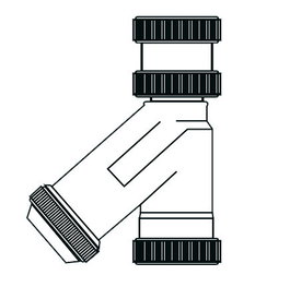 TECNO Sifón Exterior en Y para Lavabo o Bidé 1-1/2 (T8)