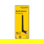 DeLOCK 90150 Antena WLAN 802.11 ac/ax/a/b/g/n RP-SMA 2 dBi omnidireccional Negra