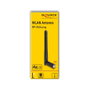 DeLOCK 90150 Antena de red omnidireccional RP-SMA 2 dBi Negra