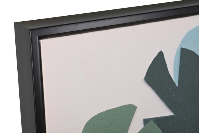 DKD Home Decor Cuadro PS Lienzo Jarrón Surtido de 2 Piezas