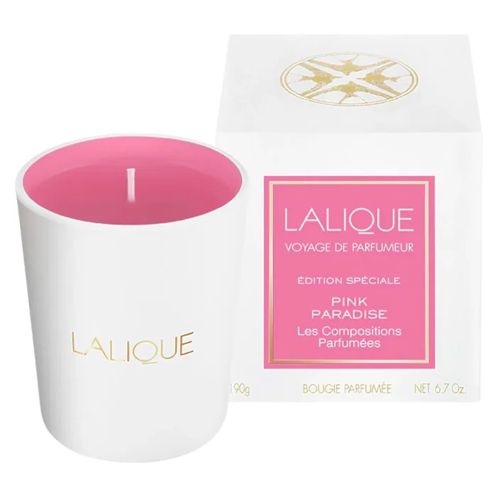 Lalique Les Compositions Parfumées Pink Paradise Candle 190g Lalique Les Compositions Parfumées Pink Paradise Candle 190g