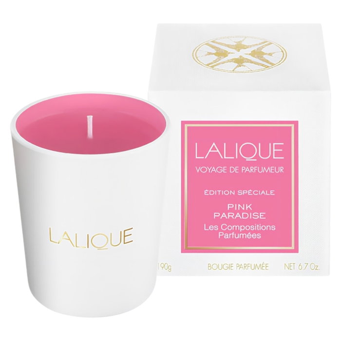 Lalique Les Compositions Parfumées Pink Paradise Candle 190g