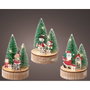 Lumineo Figura decorativa motivos navideños con led, modelos surtidos, ø8 x 12 cm