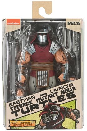 NECA Foot Enforcer Classic Colors Scale Action Figure 18 cm Teenage Mutant Ninja Turtles Mirage Comics Edition