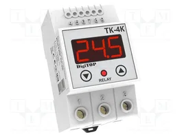 DIGITOP ELECTRIC Regulador de temperatura para raíl DIN 230VAC 16A