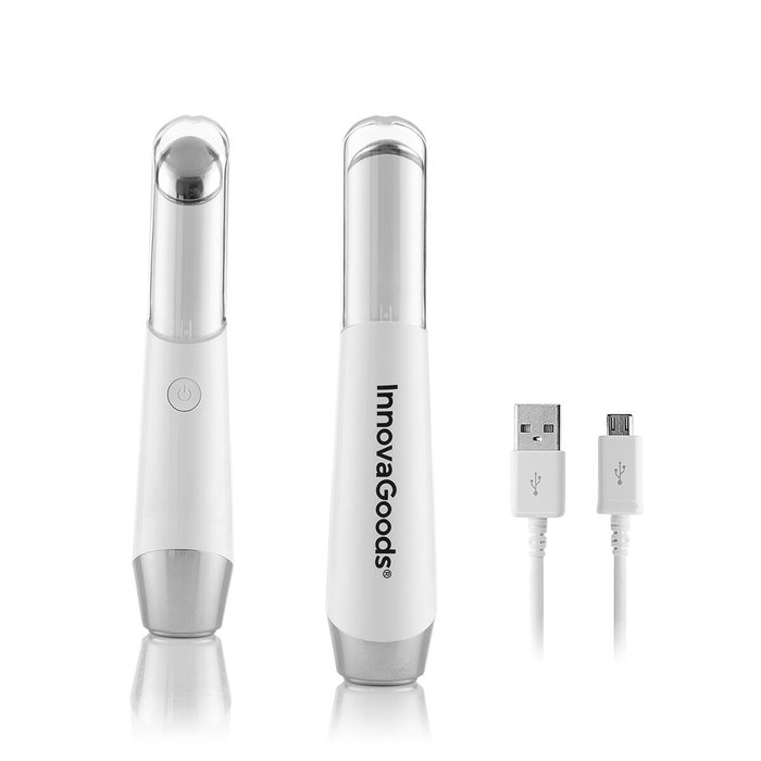 Pack Masajeador de Ojos Antiedad con Fototerapia y Termoterapia y Contorno de Ojos Rice Joyglow 15 ml InnovaGoods